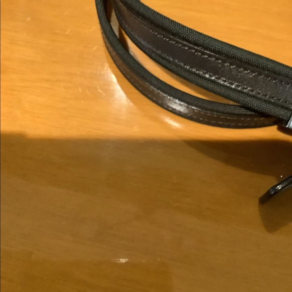 GUCCI VINTAGE BROWN BELT WITH SILVER COLORED HARDWARE - Picture 2 of 9